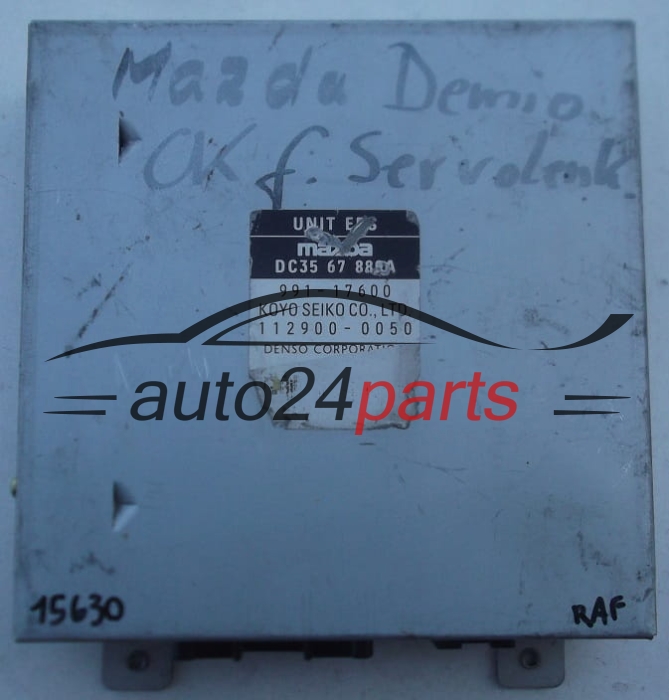 KOMPUTER STEROWNIK SILNIKA MAZDA DEMIO 1.5, 991-17600, 99117600, 112900-0051, 1129000051, DC35 67 880A, DC3567880A