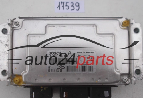 KOMPUTER STEROWNIK SILNIKA PEUGEOT 307 1.6 16V BOSCH 0261206943, 0 261 206 943, 9650346180, 96 503 461 80, 9638765680