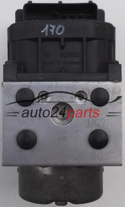 BOSCH 0 265 216 732,0265216732, 0 273 004 395, 0273004395, 0 273 004 394, 0273004394, 7700 432 643, 7700432643