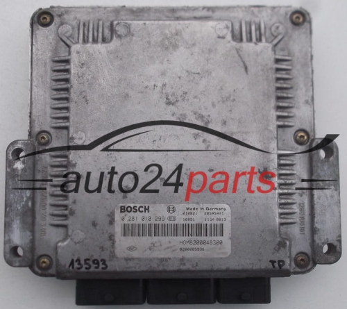 Komputer sterownik silnika RENAULT LAGUNA 0281010299 8200048300 8200085936