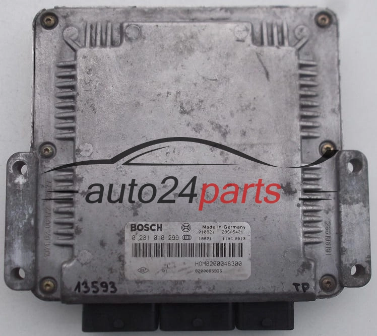 Komputer sterownik silnika RENAULT LAGUNA 0281010299 8200048300 8200085936