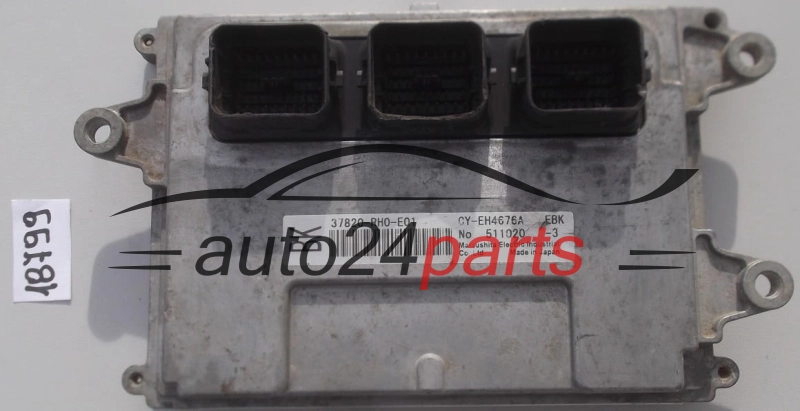 KOMPUTER STEROWNIK SILNIKA HONDA FR-V 1.8 37820-RH0-E01, 37820RH0E01, BK