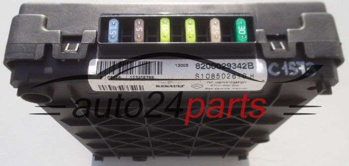 CENTRALKA MODUL SKRZYNKA BEZPIECZNIKOW BSI RENAULT SCENIC 8200029342B, S108502610 H, S108502610H