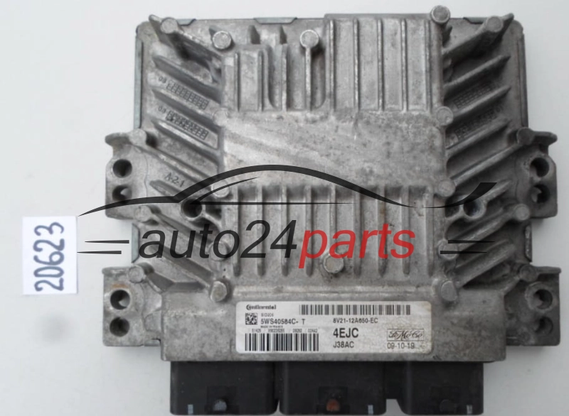 KOMPUTER STEROWNIK SILNIKA FORD FIESTA 1.4 TDCI 8V21-12A650-EC, 8V2112A650EC, 5WS40584C-T, 5WS40584CT, 4EJC, J38AC