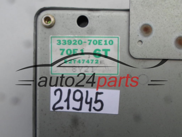 KOMPUTER STEROWNIK SILNIKA SUZUKI VITARA 1.6 TBI MITSUBISHI E2T47472, 33920-70E10, 3392070E10, 70E1 6T
