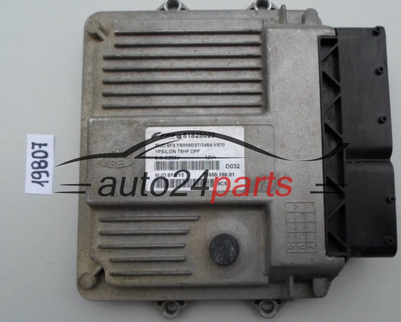 KOMPUTER STEROWNIK SILNIKA LANCIA YPSILON 1.3 JTD MJD.6F3.Y5, MJD6F3Y5, 51825023