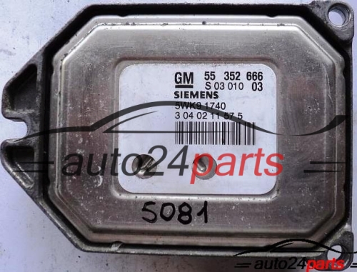 calculateur moteur pour opel chevrolet, holden, vauxhall vectra c signum 1.8 z18xe 