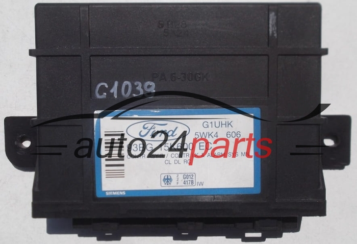SIEMENS 5WK4 606, 5WK4606, 93BG 15K600 EC, 93BG15K600EC