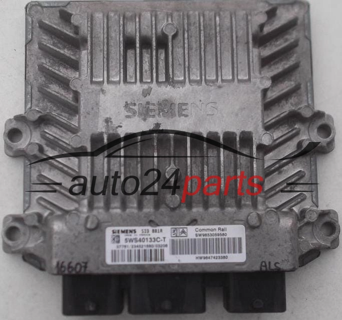 KOMPUTER STEROWNIK SILNIKA PEUGEOT 307 2.0 HDI 5WS40133C-T