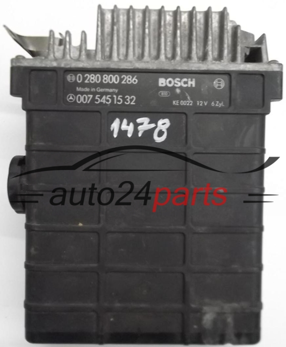 ECU CENTRALITA DE MOTOR MERCEDES W124 C124 S124 E-KLASA 300 E BOSCH 0 280 800 286, 0280800286, 007 545 15 32, 0075451532