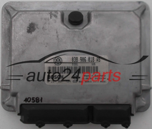 KOMPUTER STEROWNIK SILNIKA VOLKSWAGEN PASSAT 1.9 TDI BOSCH 0 281 001 724,  038 906 018 AS