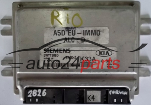 KOMPUTER STEROWNIK SILNIKA KIA RIO 1.5 A5D SIEMENS 5WY1308D SIMK42 K33A 18 881 - 2826