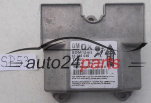 STEROWNIK MODUL PODUSZEK POWIETRZNYCH OPEL ZAFIRA B GM 13 246 046 QX, 13246046, 13246046QX, Temic 327963935 - SP53, SP54, SP55, SP56, SP57, SP58 