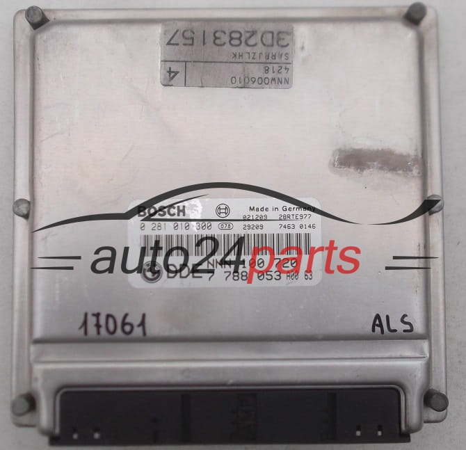 ECU CENTRALITA DE MOTOR LAND ROVER FREELANDER BOSCH 0 281 010 300, 0281010300, DDE 7 788 053, 7788053