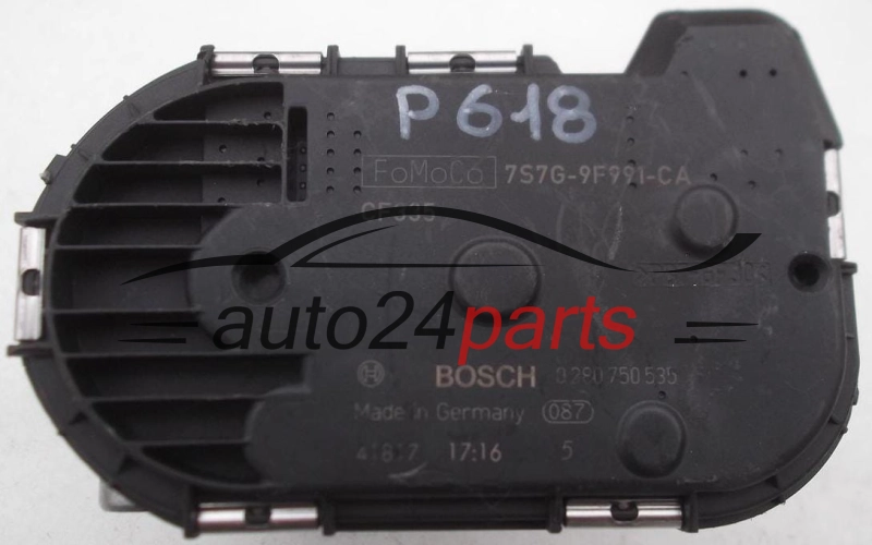 PRZEPUSTNICA POWIETRZA FORD FIESTA FOCUS MONDEO BOSCH 0 280 750 535, 0280750535, FoMoCo 7S7G-9F991-CA, 7S7G9F991CA