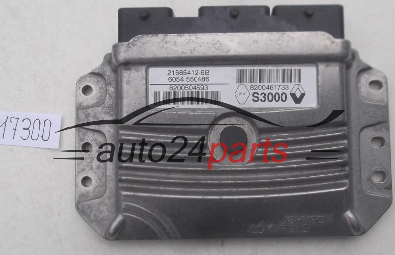 KOMPUTER STEROWNIK SILNIKA RENAULT CLIO 1.2 215854126B, 21585412-6B, 8200504593 8200461733
