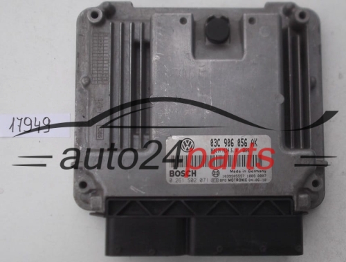 KOMPUTER STEROWNIK SILNIKA VOLKSWAGEN GOLF 1.6 FSI BOSCH 0 261 S02 071, 03C 906 056 AK