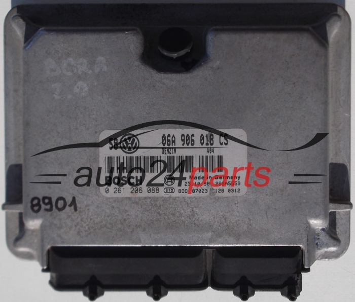 CALCULATEUR MOTEUR VW VOLKSWAGEN GOLF BORA 2.0 06A906018CS, 06A 906 018 CS, BOSCH 0261206088, 0 261 206 088 