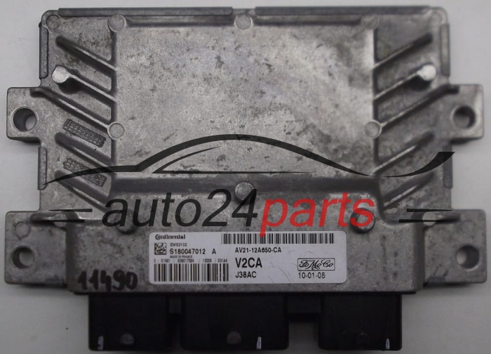 KOMPUTER STEROWNIK SILNIKA FORD FIESTA 1.25, S180047012 A, S180047012A, AV21-12A650-CA