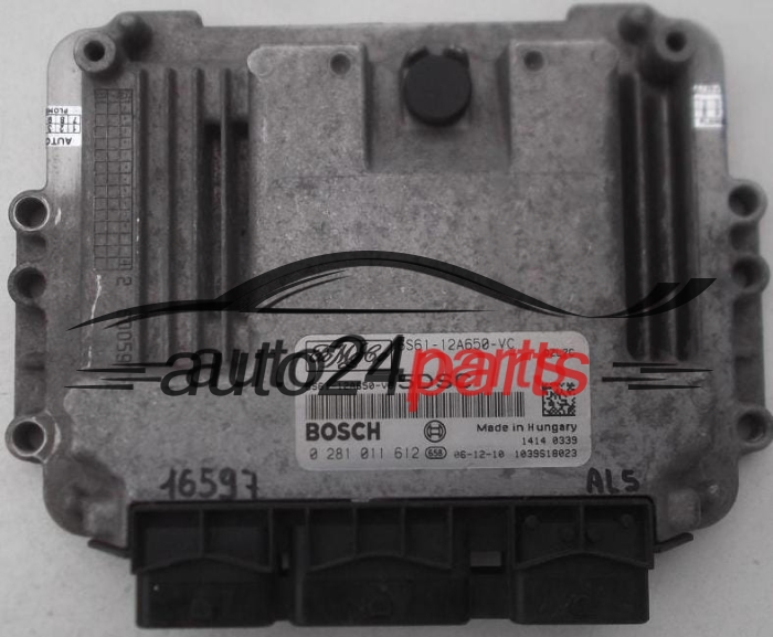 CALCULATEUR MOTEUR FORD FUSION FOCUS 2.0 TDCI BOSCH 0 281 011 612, 0281011612, FoMoCo 6S61-12A650-VC, 6S6112A650VC