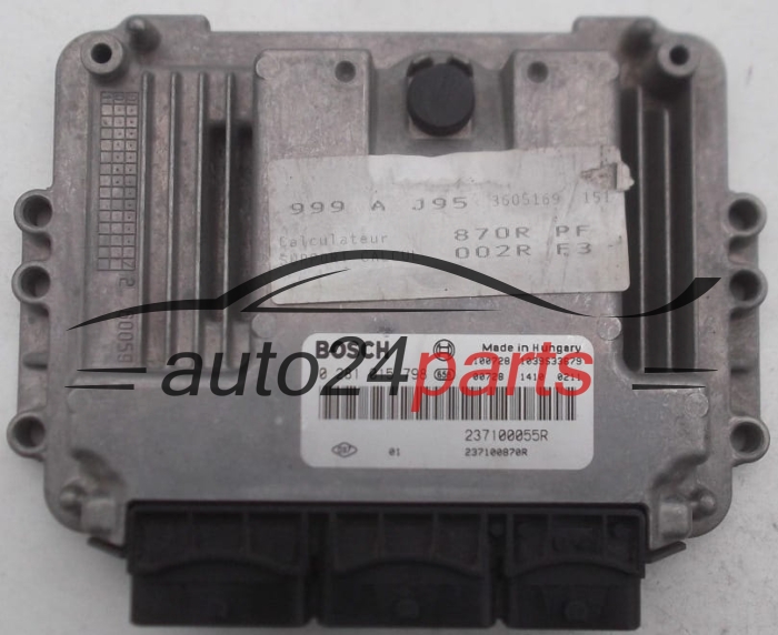 MOTORSTEUERGERÄT ECU STEUERGERÄT RENAULT MEGANE SCENIC 1.9 DCI BOSCH 0 281 015 798