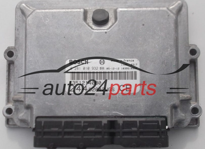 ECU CENTRALITA DE MOTOR  FIAT  PEUGEOT  CITROEN  2.8 JTD BOSCH 0 281 010 932,  1351214080