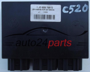 CENTRALKA MODUL STEROWNIK KOMFORTU VW SEAT SKODA HELLA 5DK 007 953-50