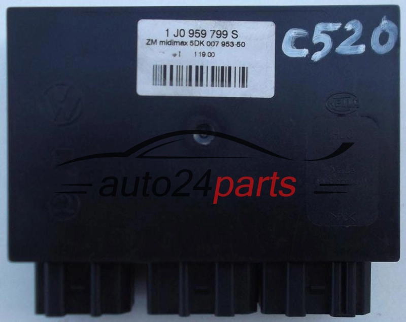CENTRALKA MODUL STEROWNIK KOMFORTU VW SEAT SKODA HELLA 5DK 007 953-50