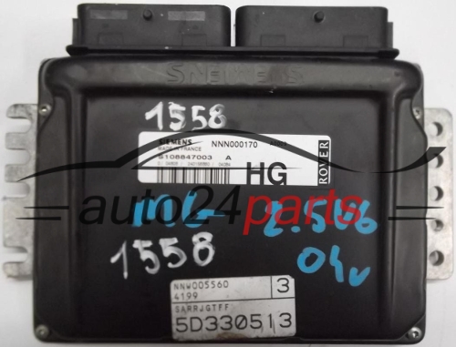 KOMPUTER STEROWNIK SILNIKA ROVER 75 MG ZT 2.5 V6 SIEMENS S108847003A, S108847003 A, NNN000170 A0009 HG  - 1558, 12746 KMPL.