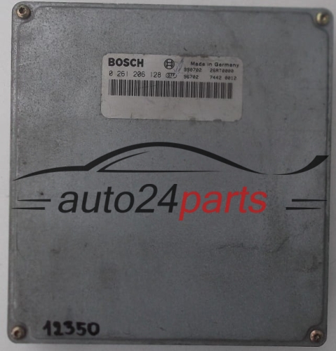 KOMPUTER STEROWNIK SILNIKA NISSAN MICRA BOSCH 0 261 206 128, 0261206128 - 