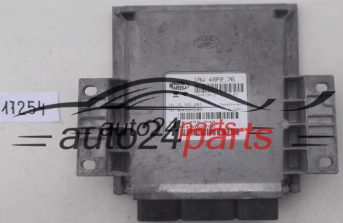MOTORSTEUERGERÄT ECU STEUERGERAT PEUGEOT 206 MAGNETI MARELLI IAW 48P2.76, IAW48P276, HW 16.552.004, 16552004, 9643707380, SW 16.495.044, 16495044, 9644925780