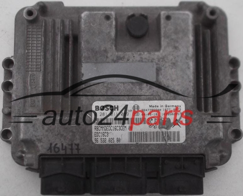 MOTORSTEUERGERÄT ECU STEUERGERAT PEUGEOT 206 1.4 TDI BOSCH 0 281 011 089, 0281011089, 96 532 025 80, 9653202580