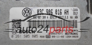 KOMPUTER STEROWNIK SILNIKA VW VOLKSWAGEN GOLF 1.4 TSI BOSCH 0 261 S05 805