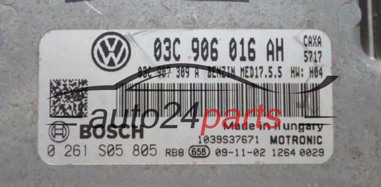 KOMPUTER STEROWNIK SILNIKA VW VOLKSWAGEN GOLF 1.4 TSI BOSCH 0 261 S05 805