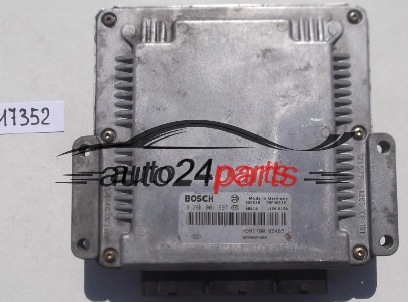 CALCULATEUR MOTEUR RENAULT LAGUNA 1.9 DCI BOSCH 0 281 001 997