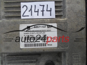 MOTORSTEUERGERÄT ECU STEUERGERAT OPEL CORSA D 1.3 CDTI 55571107 MP, 55571107MP, MJD6O3.SE, MJD6O3SE, MJD603SE