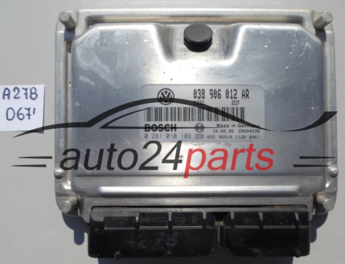 KOMPUTER STEROWNIK SILNIKA VW VOLKSWAGEN POLO 1.9 SDI AGD BOSCH 0 281 010 109,  038 906 012 AR