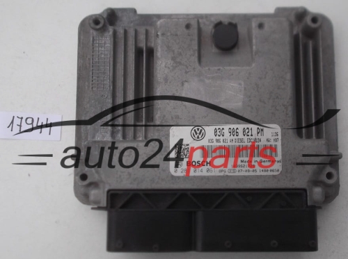 KOMPUTER STEROWNIK SILNIKA VW VOLKSWAGEN GOLF 1.9 TDI 03G906021PM, 03G 906 021 PM, 03G906021AN, 03G 906 021 AN BOSCH 0281014061