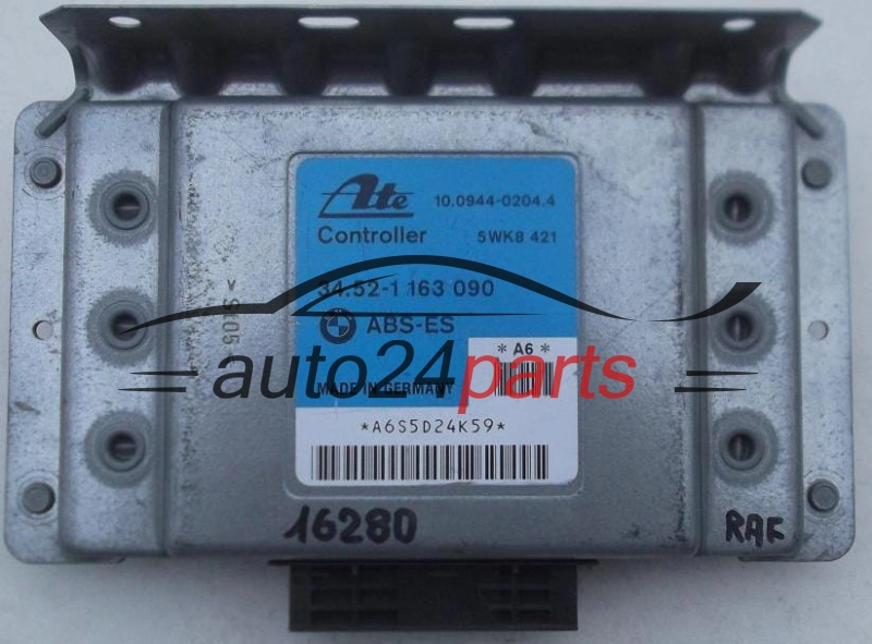 ABS STEROWNIK BMW E36 ATE 10.0944-0204.4, 10094402044, 5WK8 421, 5WK8421, 34.52-1 163 090, 34521163090