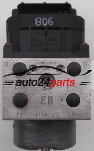 BOMBA HIDRAULICA Y CENTRALITA ABS OPEL ASTRA G ZAFIRA BOSCH 0 265 216 651, 0265216651, 90 581 417, 90581417, 0 273 004 362, 0273004362 