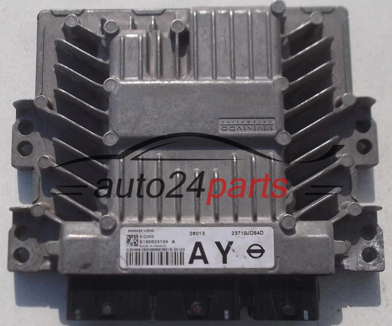ECU CENTRALITA DE MOTOR  NISSAN QASHQAI 1.5 DCI SIEMENS VDO S180033104 A