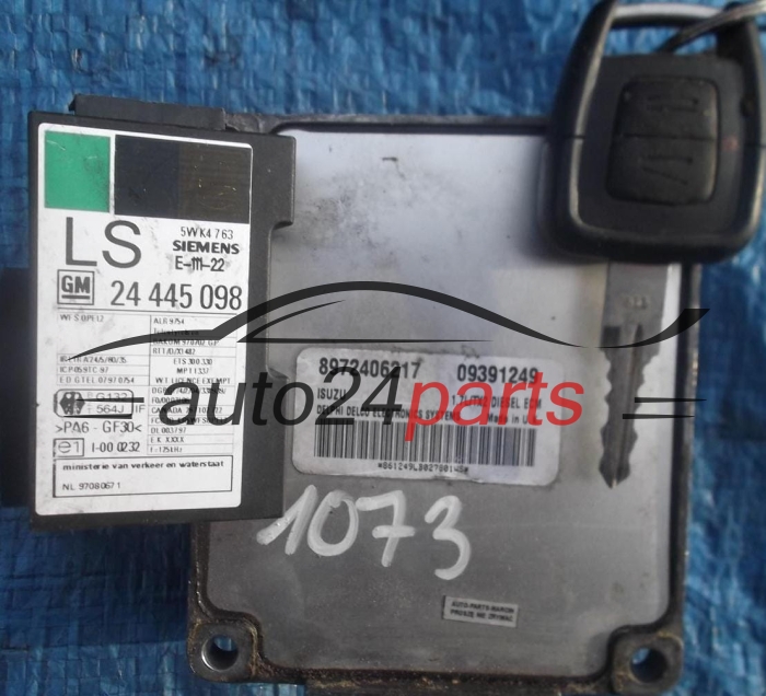 CALCULATEUR MOTEUR OPEL ASTRA 1.7 DTI DELPHI DELCO 09391249, ISUZU 8972406217