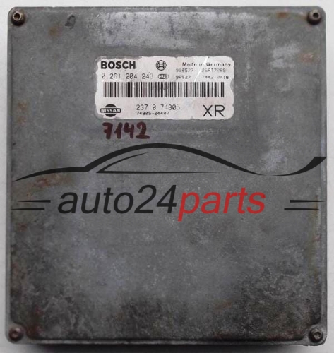 KOMPUTER STEROWNIK SILNIKA NISSAN MICRA 1.0 BOSCH 0 261 204 243,  23710 74B05
