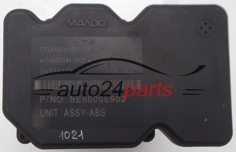Pompa abs i sterownik HYUNDAI i10 589100X510 BH6010E910 5WY7E17A