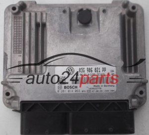 CALCULATEUR MOTEUR VOLKSWAGEN GOLF 2.0 TDI BOSCH 0 281 014 063, 0281014063, 03G 906 021 PP, 03G906021PP, 03G906021AN, EDC16U34 