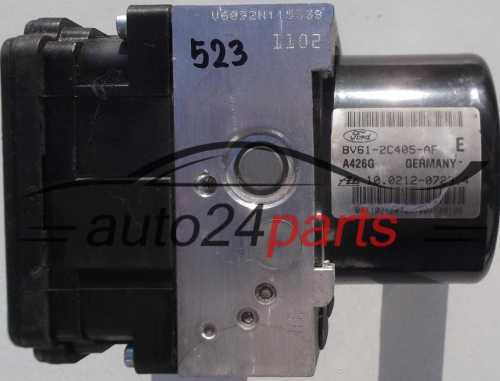 POMPE HYDRAULIQUE ET CALCULATEUR d'ABS FORD FOCUS C-MAX FoMoCo BV61-2C405-AF, ATE 10.0212-0723.4
