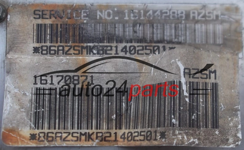 Sterownik silnika CHEVROLET 16144288 AZSM 16170871 - 15627