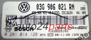 KOMPUTER STEROWNIK SILNIKA VOLKSWAGEN TOURAN 1.9 TDI BOSCH 0 281 014 128