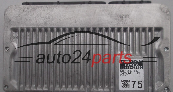 CALCULATEUR MOTEUR TOYOTA AURIS 1.8 DENSO MB275500-3471,  89661-0Z750
