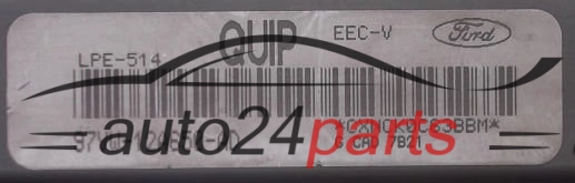 97VW12A650AD QUIP LPE-514 EEC-V, 97VW-12A650-AD